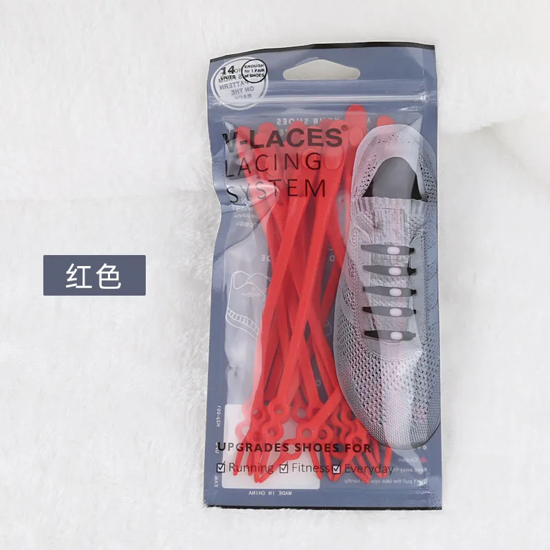 fashion lazy people reusable silicone elastic no tie shoelaces