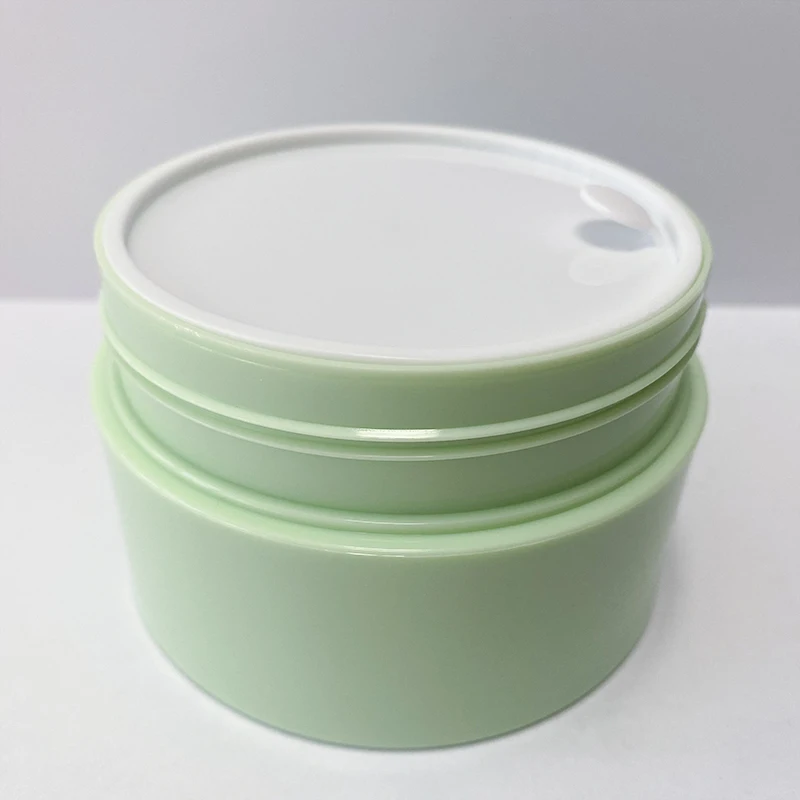 200ml 6oz spatula face hair mask single wall PP plastic cream jar cosmetic