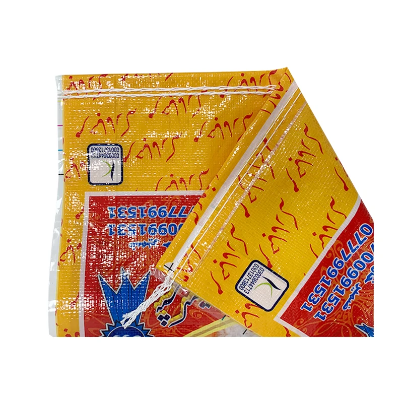 
Woven Bags Plastic Empty Rice Packing Sacks Bag Manufacturer PP Packaging Polyethylene for Sale Design Printing 50kg Agriculture 