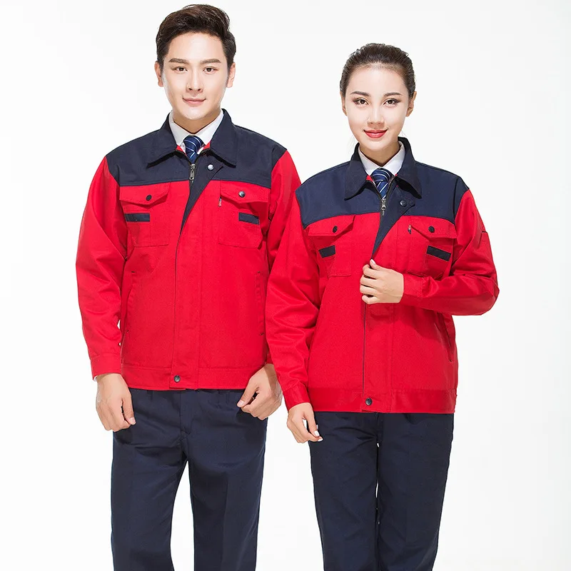 ODM/OEM Long Sleeve Work Clothes Factory Clothing Auto Repair Labor Protection Workwear