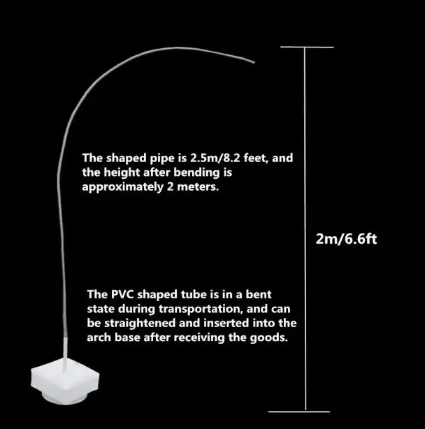 Set, Balloon Arch Kit 2.5m/8.2ft Free Bending Shape Deformation Balloon Column Stand, Irregular Independent Suspended Standing