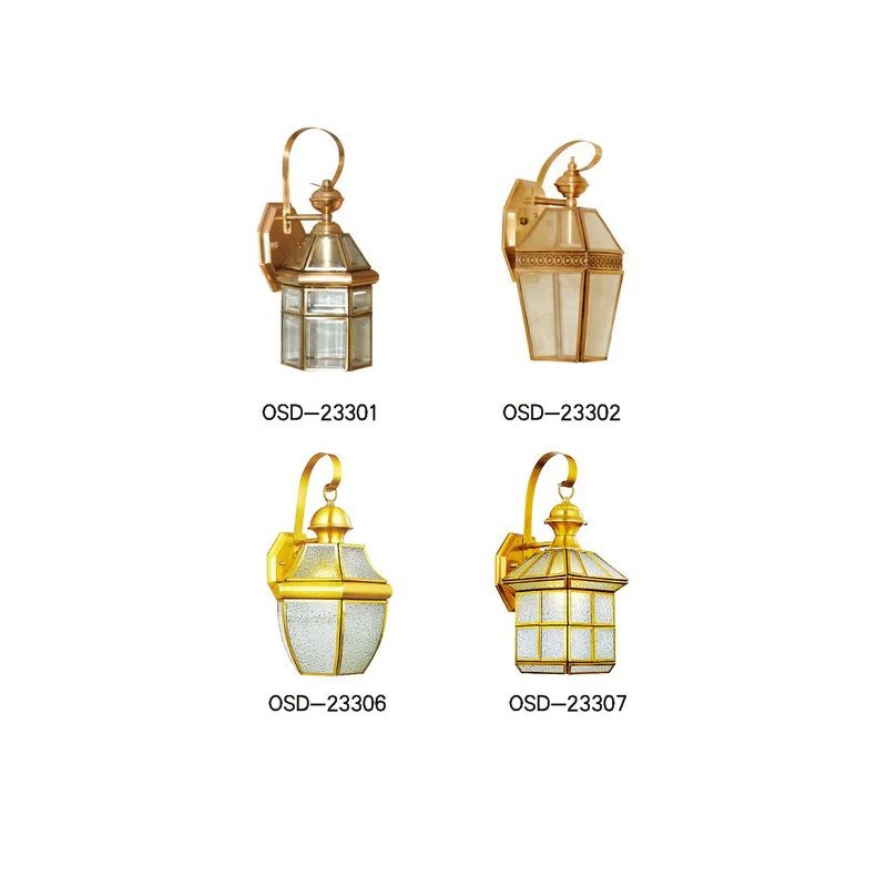 
China factory hot sale high quality copper outdoor wall lamp antique wall lamp 