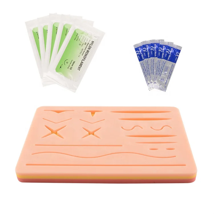Suture Practice Kit for Medical Nursing School Students Surgical Suture Training with Suture Pad