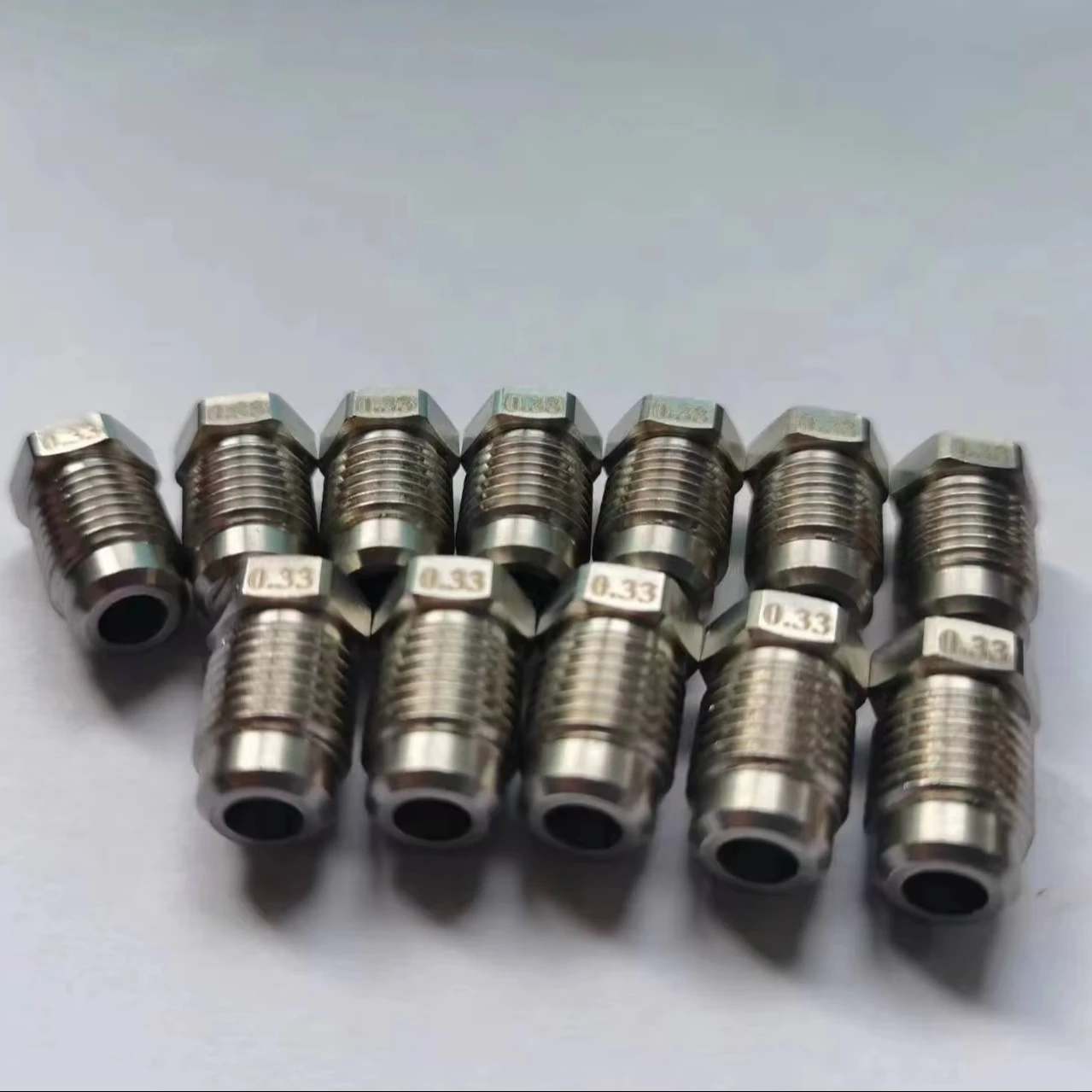 High Pressure Waterblaster Equipment Parts Spray Nozzles 3/8-24 0.33mm barracuda Tube Jet Nozzle