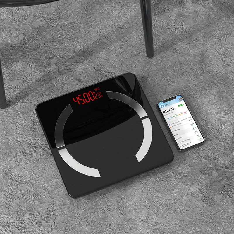 Цифровые электрические весы для ванной