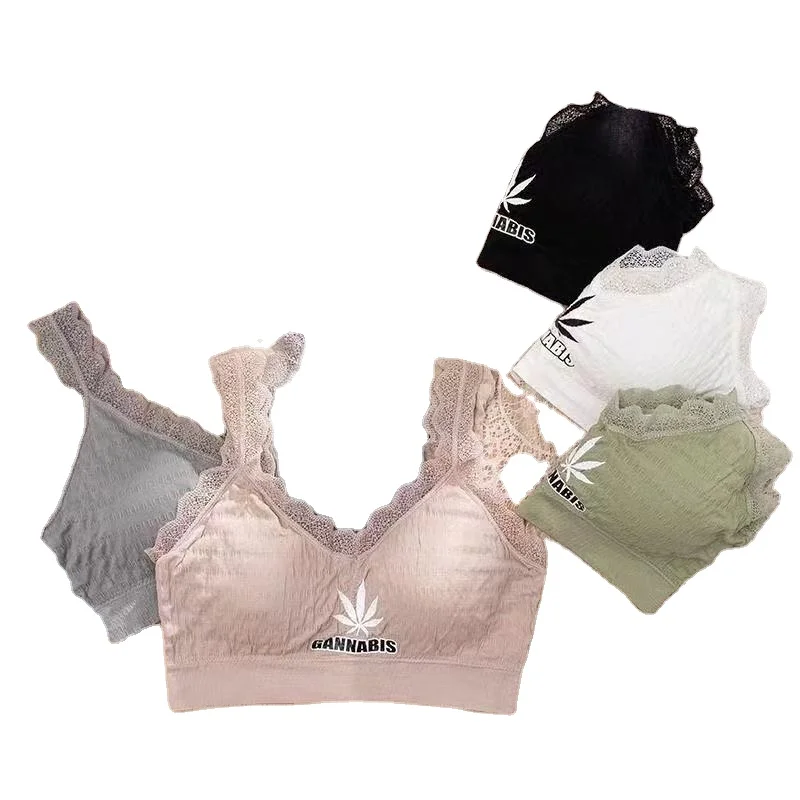 Красивый женский топ, кружевной бюстгальтер с отделкой, новый стиль, кружевной спортивный бюстгальтер, Спортивное нижнее белье для девочек, бюстгальтер для йоги для женщин