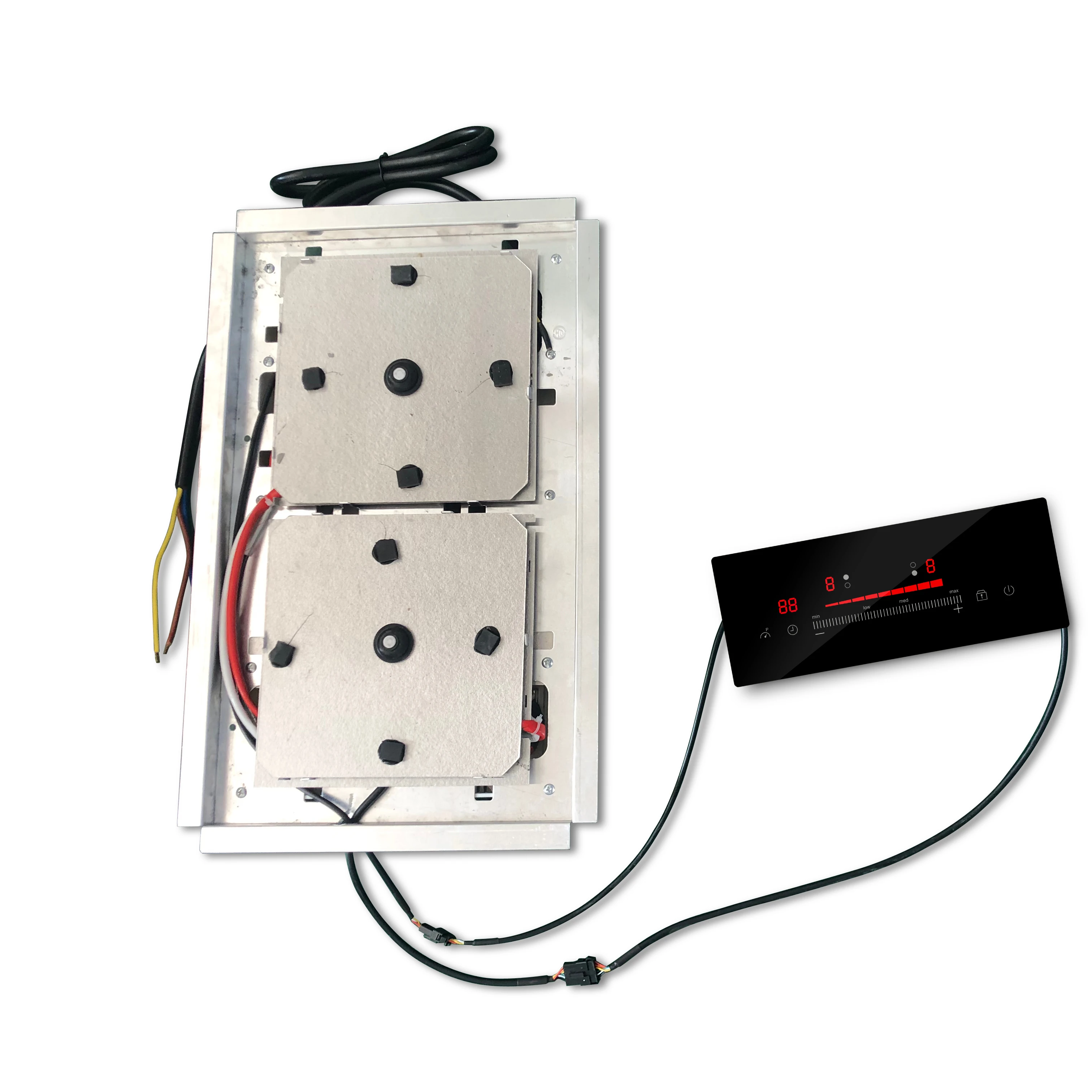 invisa-cooktop , invisible  3 zones induction cooker , insisable cooktop with two hobs