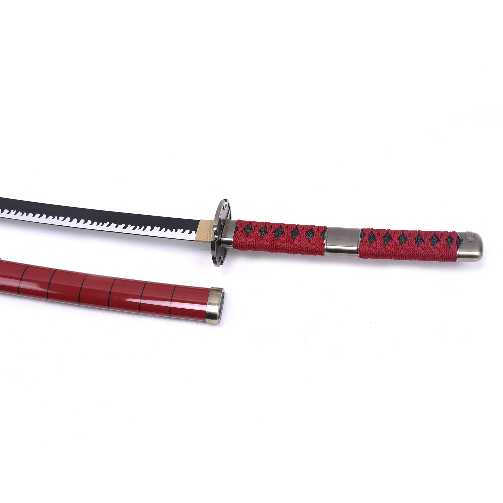 Japanese wooden sword cosplay second edition carbon steel comic sword Sauron sword three generations of ghost toru anime cos pro