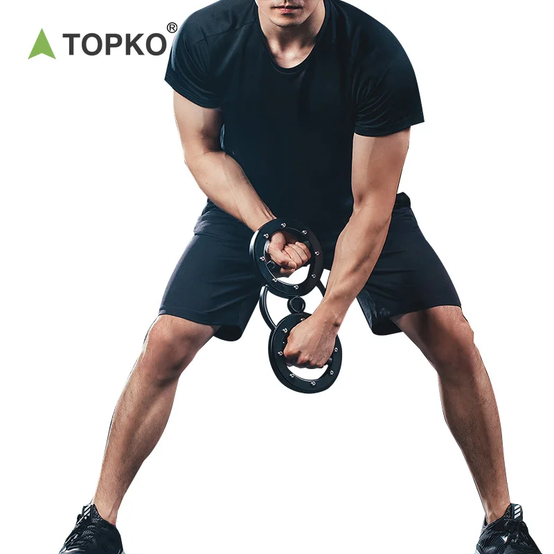 TOPKO Spinning Rotator Machine Arm Equipment Forearm Trainer for Home & Gym Chest Push down bar adjustable