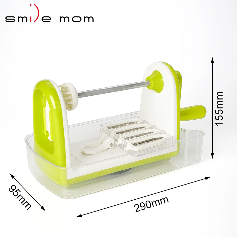Wholesale high quality multi-function 5 blade vegetable fruit spiral slicer/vegetable spiralizer