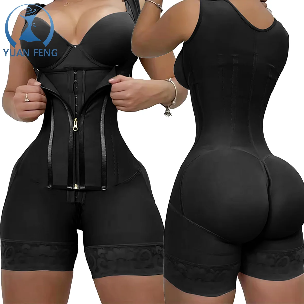 After Surgery Women Plus Size Shapewear Post Lipo Op Bbl Butt Lifter Fajas Colombianas Reloj De Arena Curves Bodysuit