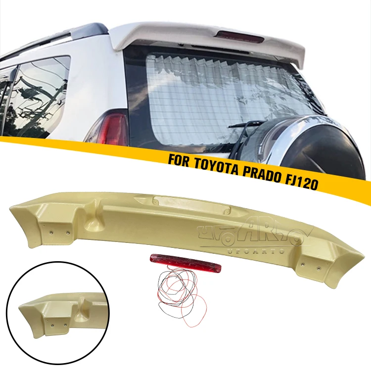 Haosheng ABS спойлер заднего крыла из углеродного волокна для Toyota Land Cruiser Prado Landcruiser 2700 2003 2004 2005 2006 2007 2008 2009