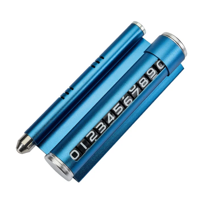 Автомобильная табличка с номером телефона, автомобильная ароматерапия, Кронштейн для мобильного телефона, безопасный молоток, многофункциональная парковочная пластина