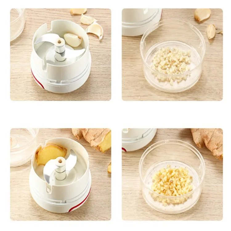 Hand Manual Pull Cord Vegetable Food Chopper Manual Mini Pull Chopper Mini garlic blender