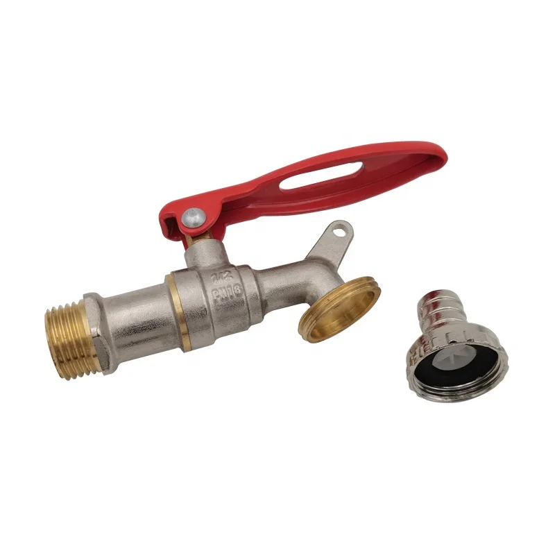 
1/2 brass outdoor garden lockable bibcock faucet with lock handle basin water tap 