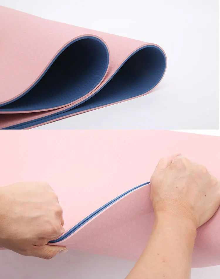 professional pilates portable eco friendly fitness premium wholesale custom printed TPE yoga mats