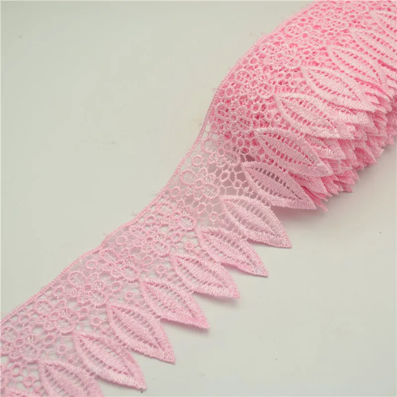 Polyester  Embroidery Lace Designs Elegance  Flower Lace Trim For Clothes
