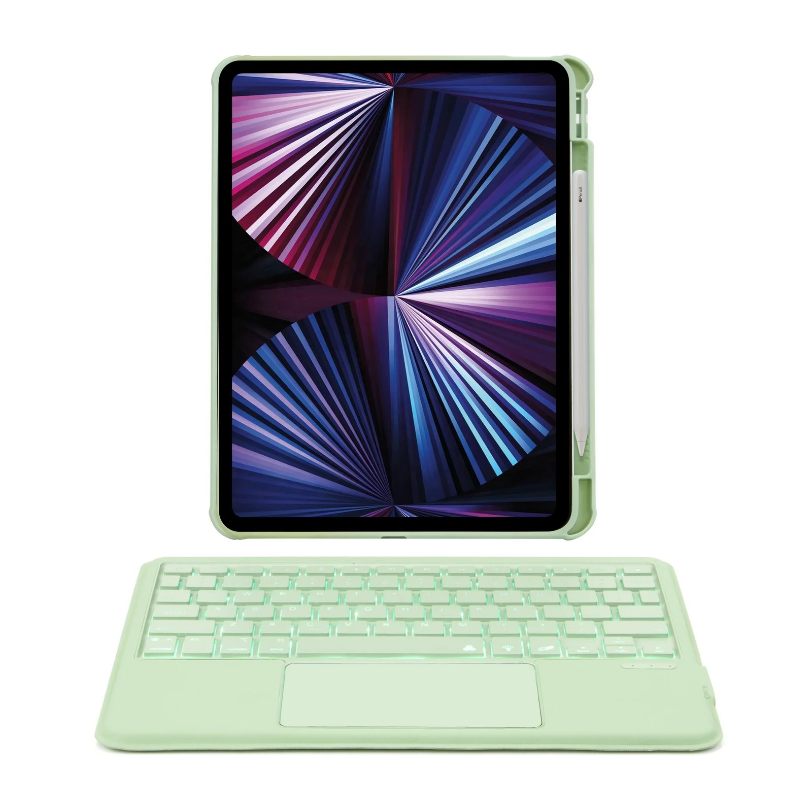 For iPad Air3 10.5 Color backlit keyboard cover detachable 360 degree rotating keyboard cover