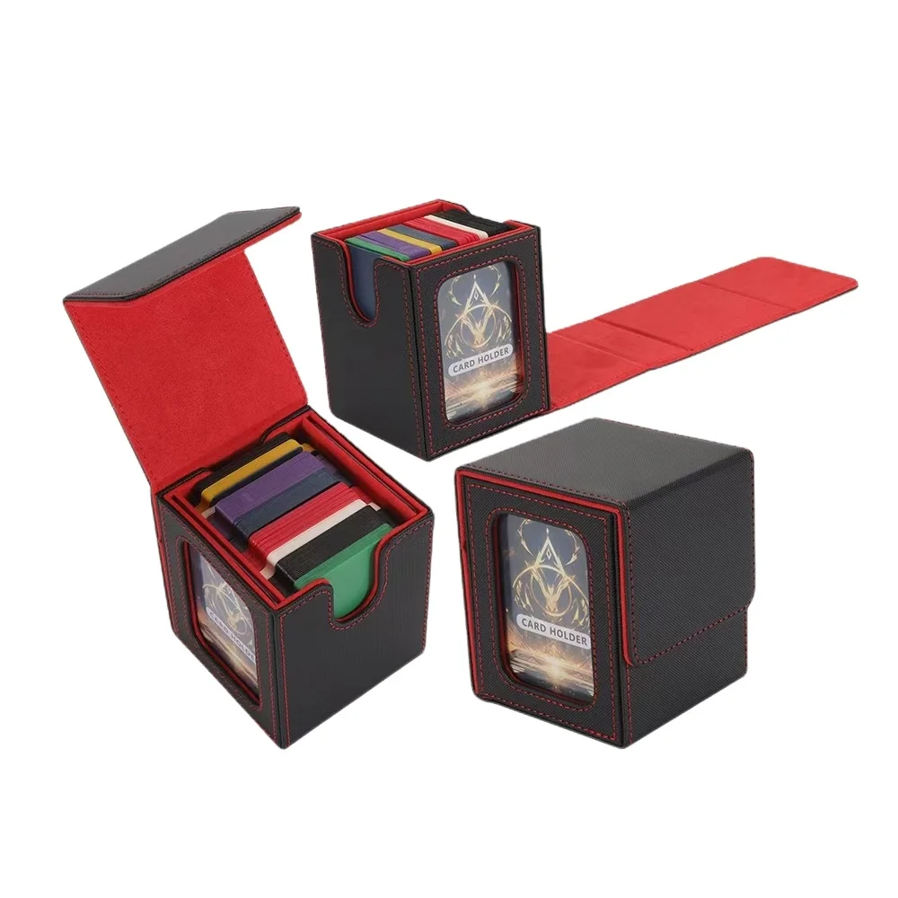2 окна полиуретановая 100 карта полиуретановая кожа с картой Yu gi oh T c g Mtg печать на заказ с нейтральным цветным чехлом для карт