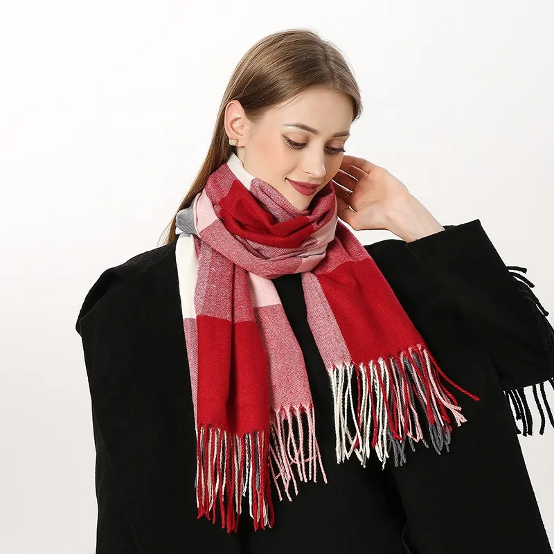 Wholesale Professional Manufacturer Long Thick Scarf Best Skin Friendly 100 Polyester Brown Scarfs For Women Stylish (1600254544682)