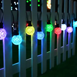 Smart outdoor string light G40 smart string light solar garden light outdoor waterproof led home courtyard decoration
