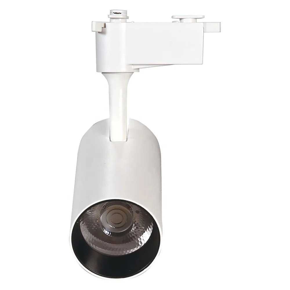 Hypermarket GU10 Round 30W Zoom 40W Par30 LED Track Light 2 Wires Supermarket Led Track Lightings
