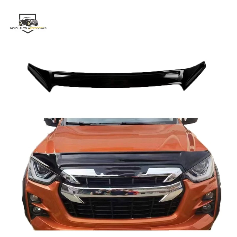 4x4 Bonnet Guard For Toyota Hilux 2021 2022 2023 Revo Car Bonnet Bug Shield Hood Deflector Protector Exterior Accessories