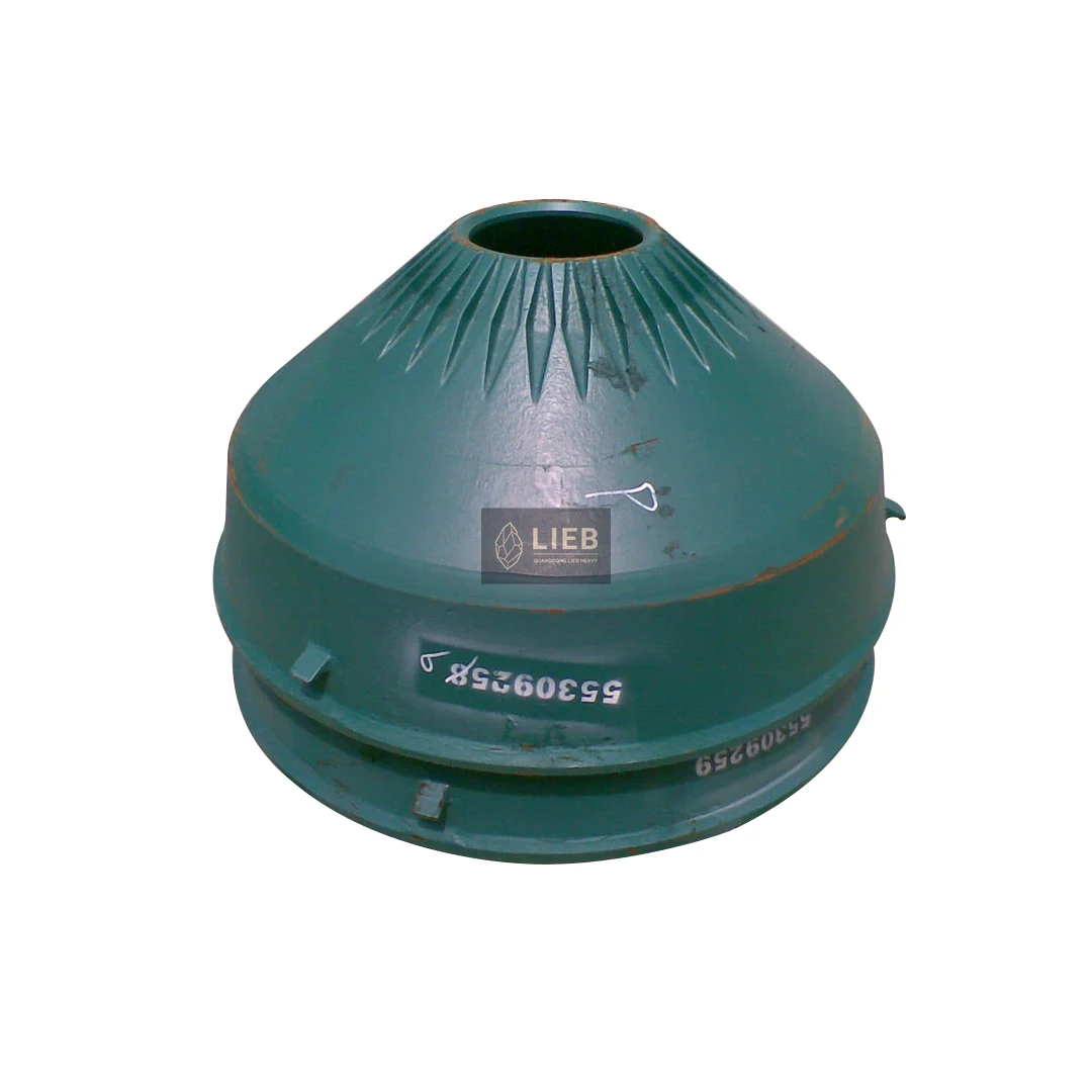 Mn13Cr2 Ccone Crusher Casting Spare Parts Bowl Liner Cone Crusher Parts