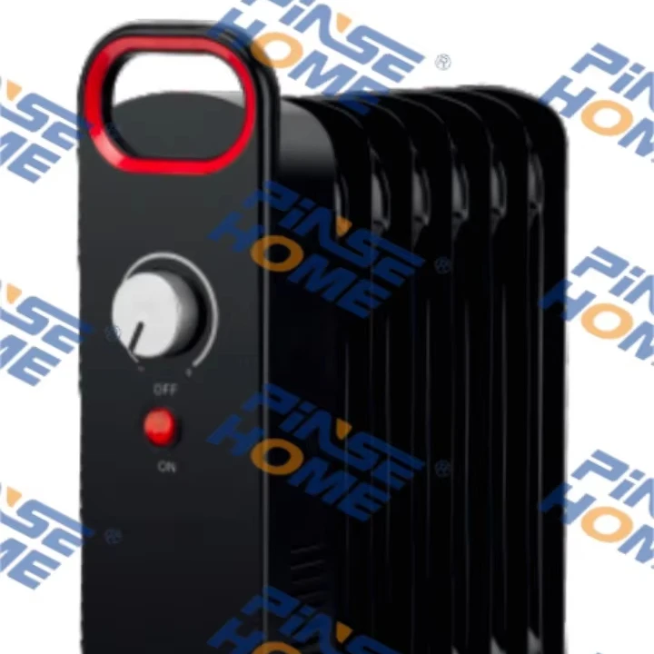 1000W Oil Heaters 7 heating elements Disconnect Switch With Indicator light Adjustable thermostat Overheating protection
