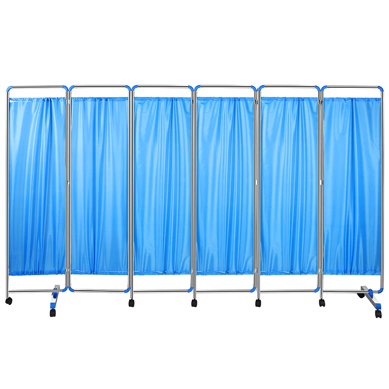Movable medical clinic hospital folding portable bed ward screen curtain