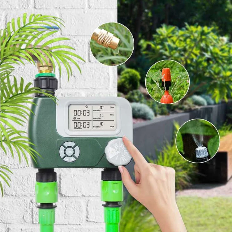Smart agriculture garden Plastic Digital irrigation water timer Digital Automatic Lawn Watering Irrigation System Garden timer