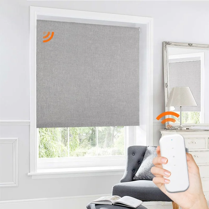 Smart control Electric Tubular Roller Blinds Motor of Alexa Motorized Zebra blinds
