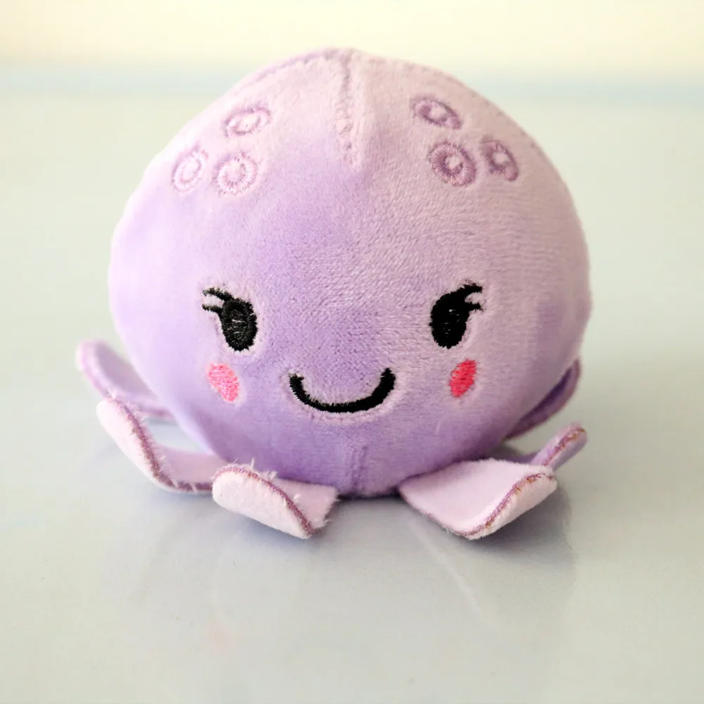 14 Types Plush Ball Jellies Stress Reliever for Kids Adults Cute Squeeze Squishy Toys With Plush Cover Vent Ball