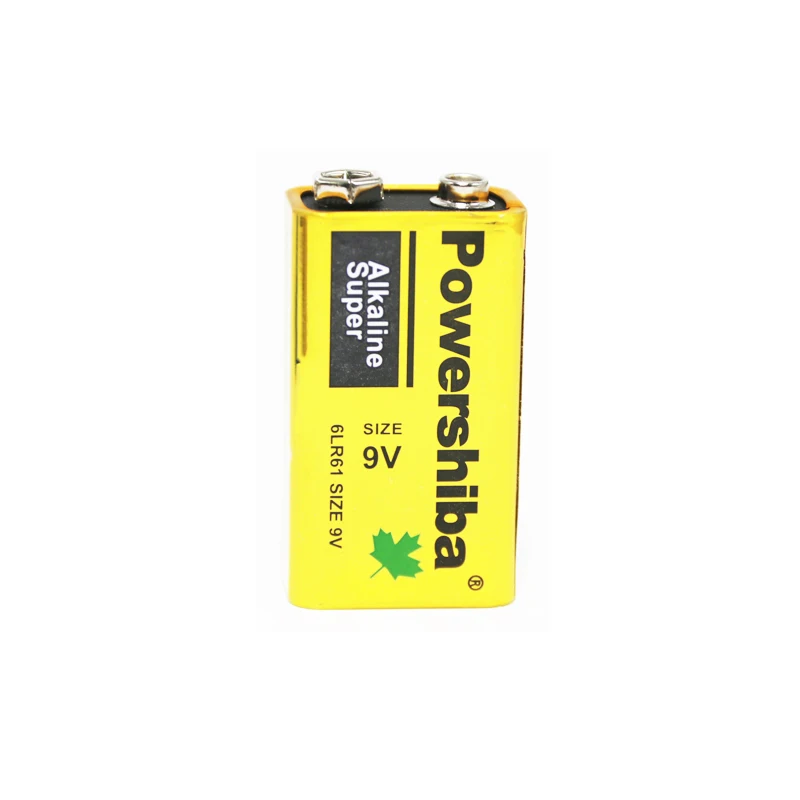 9 Volt 6LR61 Dry Cell Alkaline Battery For Flashlight