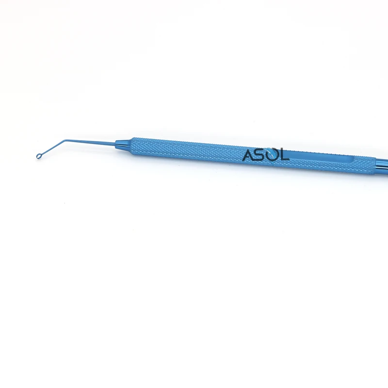 Titanium ophthalmic instruments surgical nightingale capsule polishers polishing curette hooks