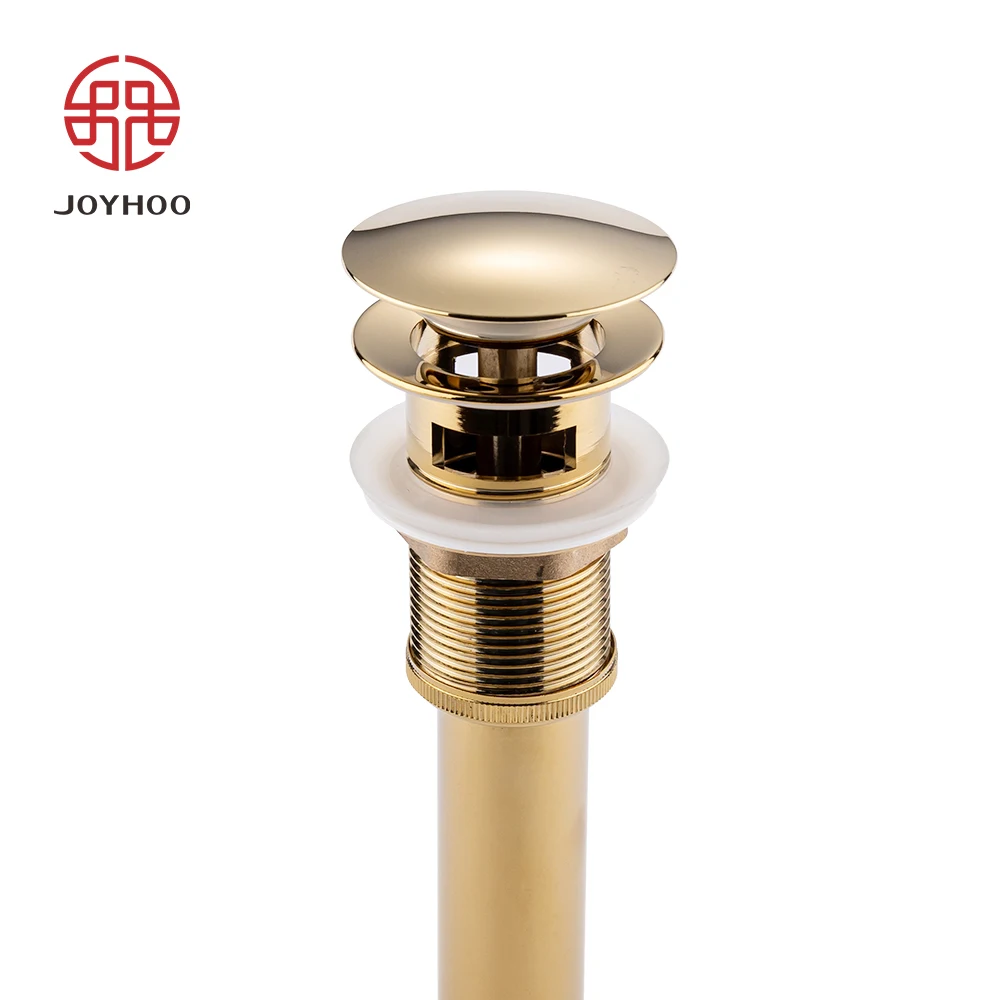Made in China 40 mm 1/4 Brass Oil Rubbed Black Pop up Drain Waste Vessel Sink Without Overflow Shower Bath Drainer