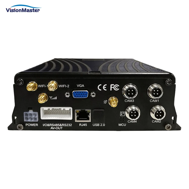 vehicle monitor AHD sd card HDD mdvr 4g vehicle truck bus recorder 4ch car dvr