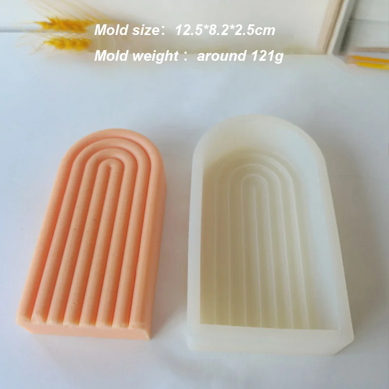 Wholesale Custom Halloween Large 3d Christmas Silicone Rubber Candle Holder Mold for Candle Shape Making Moulds