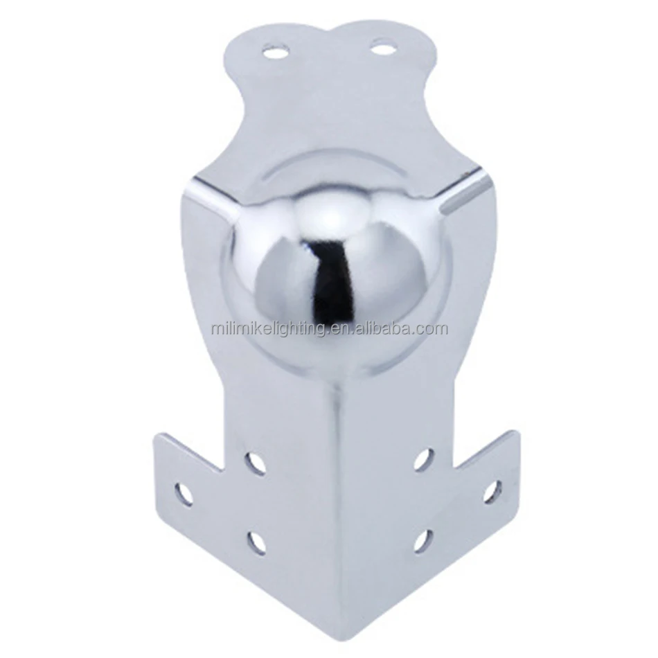 Большой шариковый уголок с 8 отверстиями бандажом для 35-миллиметрового алюминиевого профиля в сборке полетного корпуса или дорожной переноски фурнитура угловая коробка