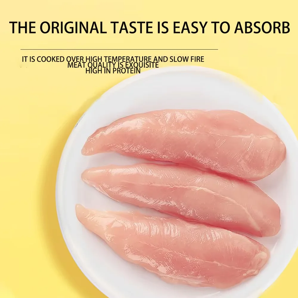 Manufacturer direct sales of high protein 40g freeze-dried chicken breast cat food - 100% natural and conducive to digestion