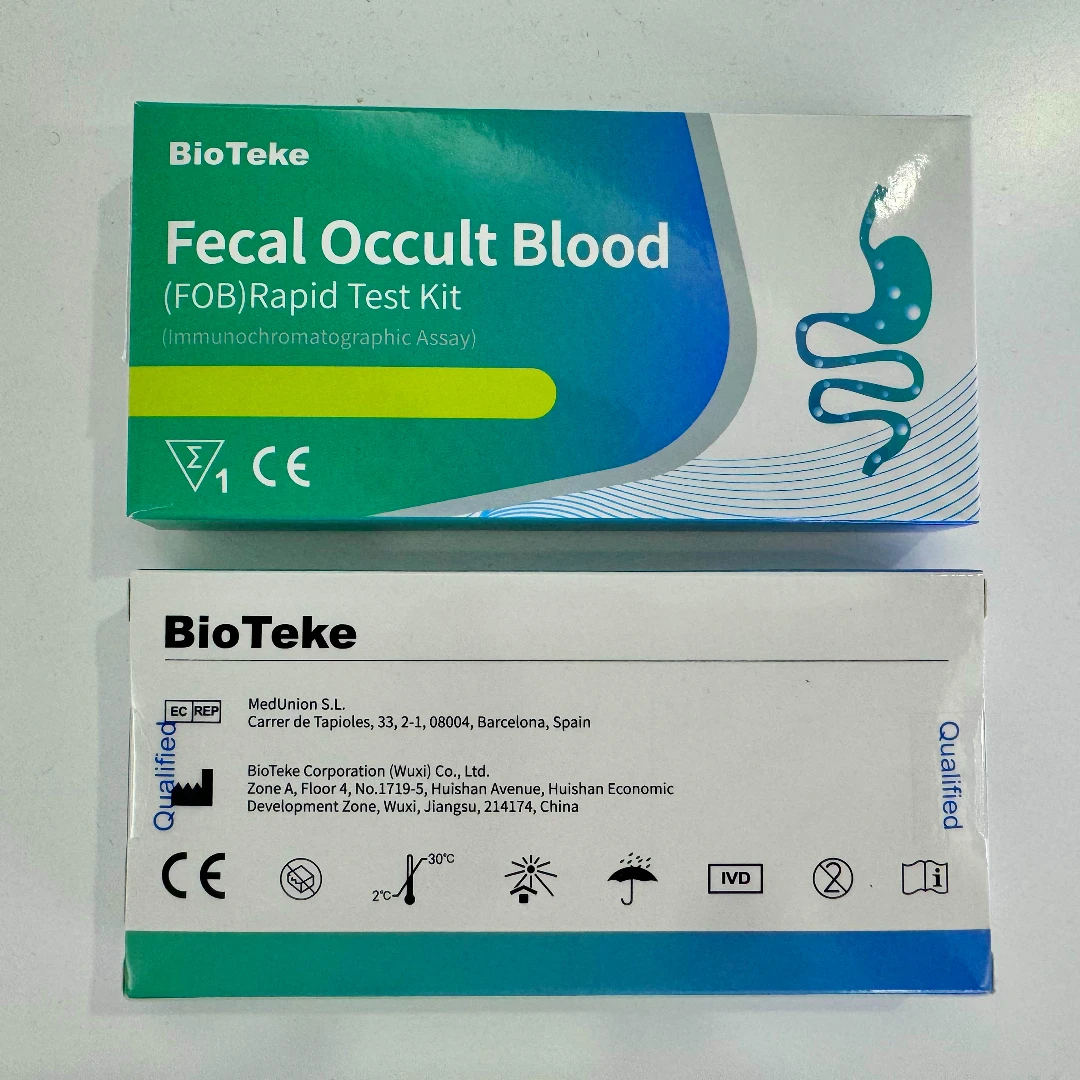 Bioteke Brand High Accuracy Fecal Occult Blood Test Kit Rapid Stool Blood Cassette for Pathological Analysis