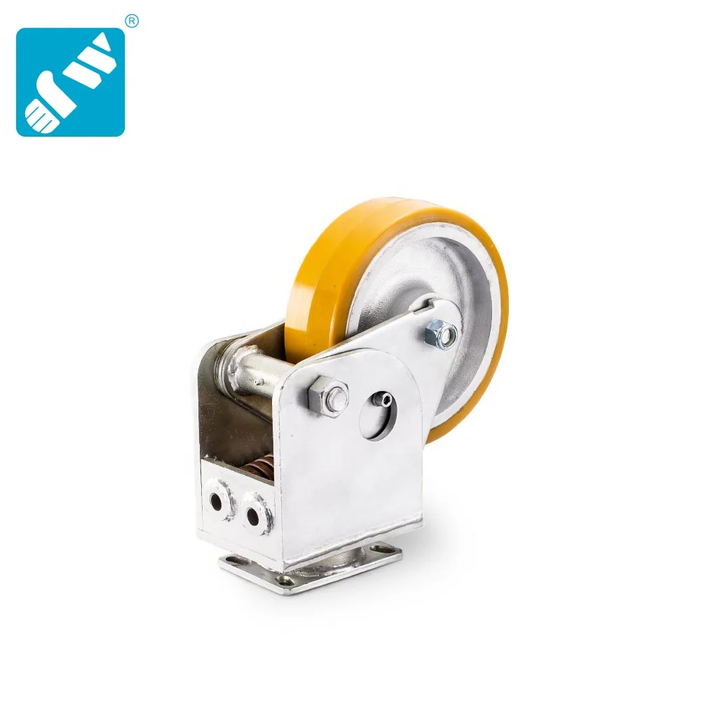 3 inch width shockproof type 8 inch polyurethane wheels