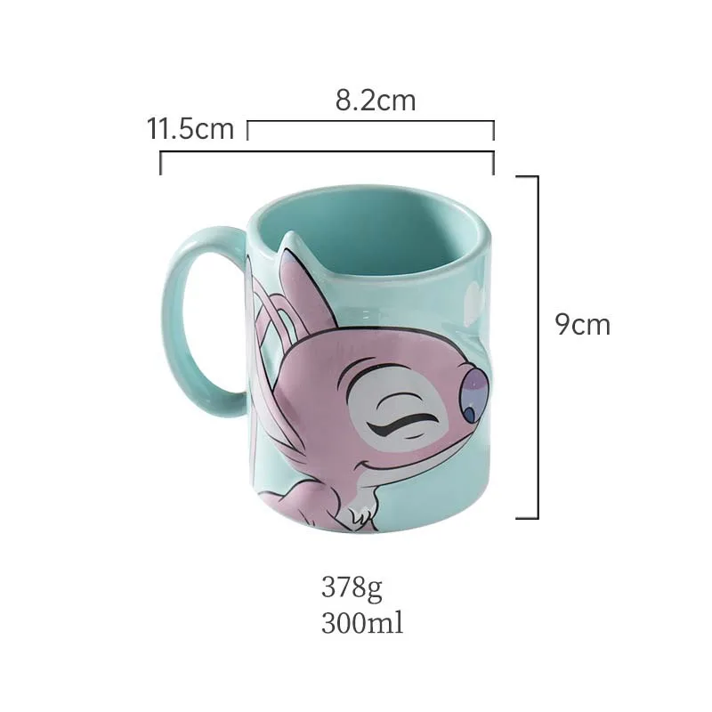 Hot Selling Cartoon Porcelain Mugs Creative Designed Ceramic Milk Tea Coffee Mugs Customized Anime 3D Mug Souvenir