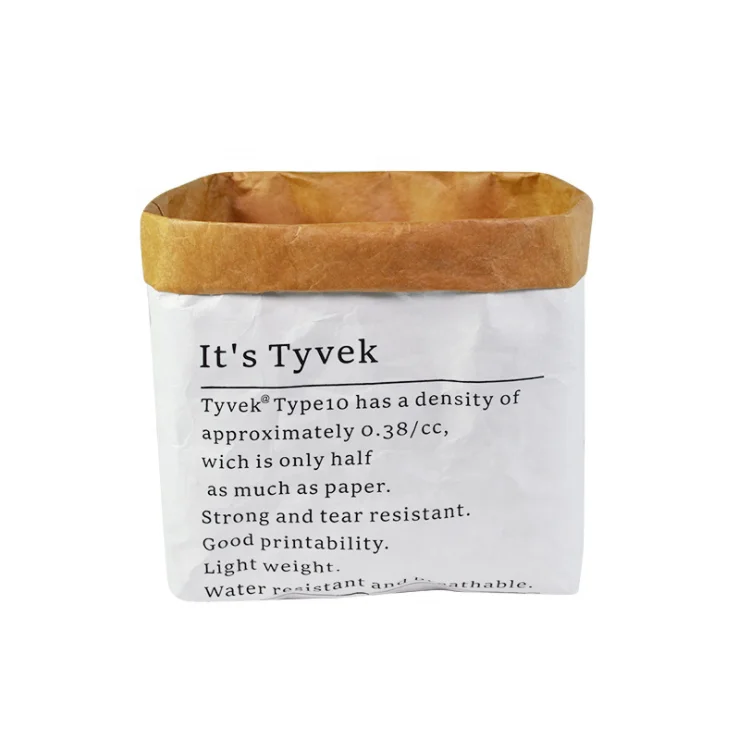 Wholesale Top Design Best-Selling Dupont Tyvek Coffee Bean Header Bag Tyvek Bag