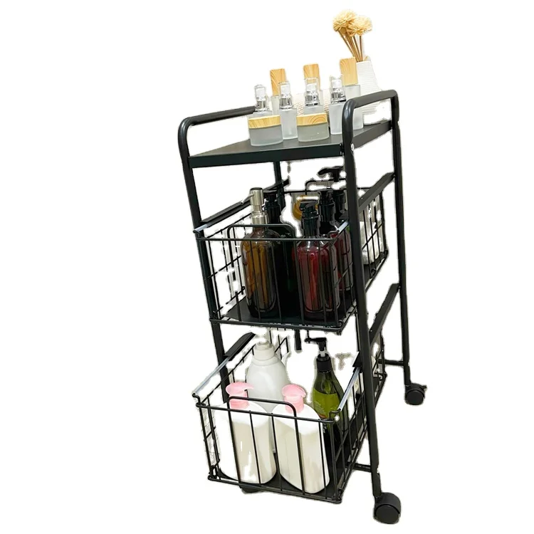 GOURMAID Kitchen storage 3 Tiers Metal Wire Countertop Fruit Bread Basket