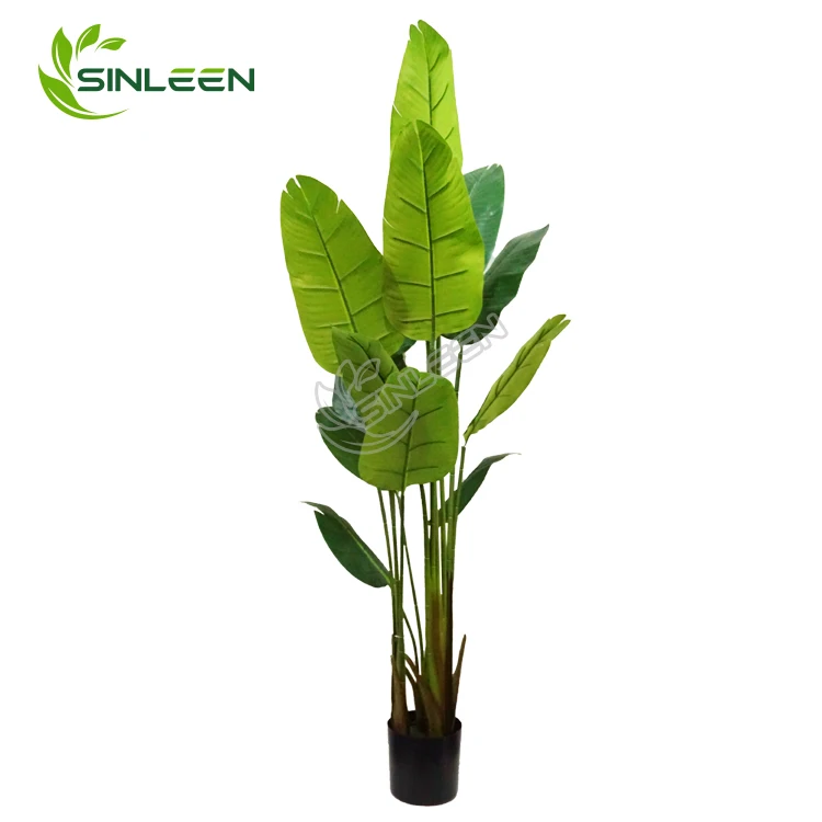 Artificial Plastic Bird Of Paradise Traveller Palm Ravenala Madagascariensis