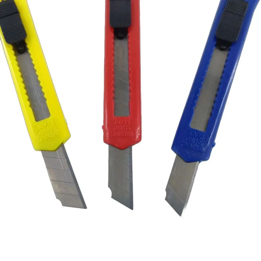 DEWEN China Factory Safety Utility Box Cutter Knife With Snap Off Blades And Slide Locks Convenient Tools & Hobby Knife
