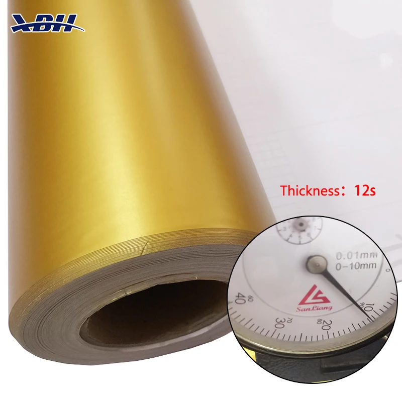 XBH On Stock New Matte Vinyl Sticker Self Adhesive Vinyl Paper Car Wrap Vinyl Roll