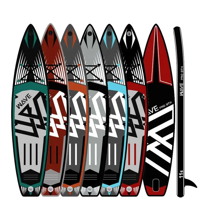 GeeTone OEM надувная весло доска двойной слой sup race V-образная для серфинга доски весла