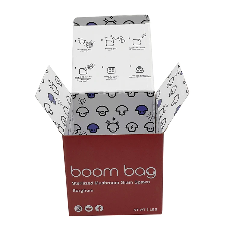 E-commerce Mailer Box Packaging Carton Plain White Shipping Delivery Box